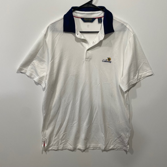 Polo Golf Ralph Lauren Other - Ralph Lauren Polo Golf Mens White Pro‎ Fit S/S Polo Size L Galloway